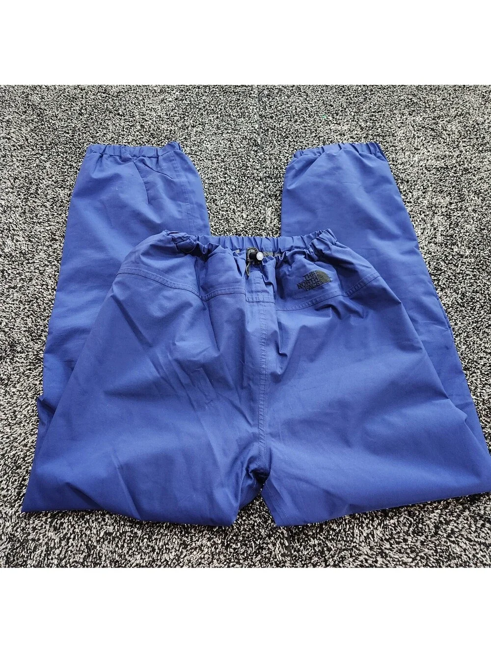 The North Face Vintage Blue Nylon Track Pants Medium Made in USA
